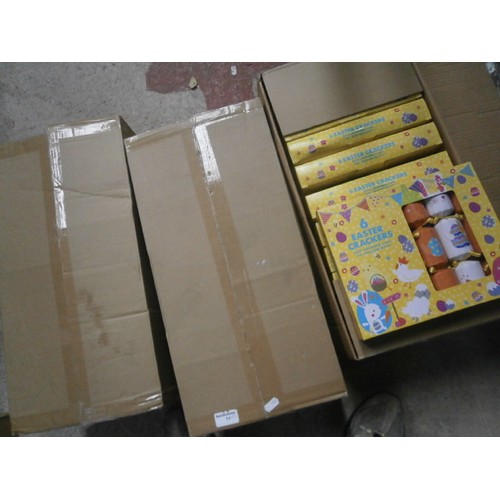 11 - Three boxes of Easter crackers