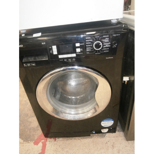 603 - A black BEKO washing machine