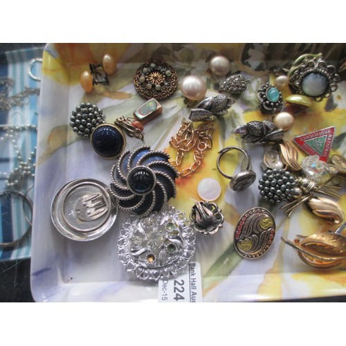 224 - Collection of assorted jewellery pieces