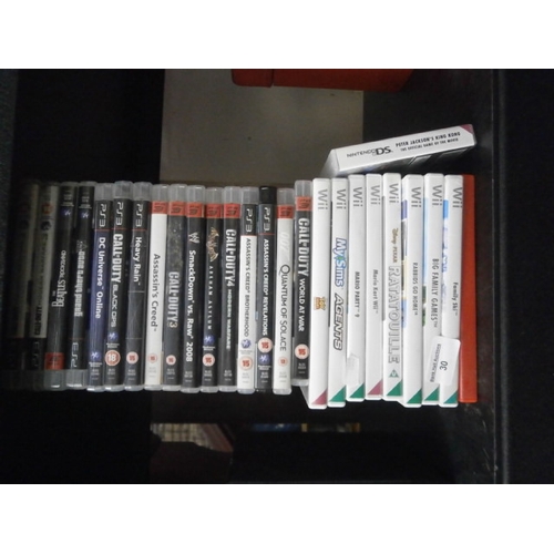 30 - Collection of PS3 and Wii games