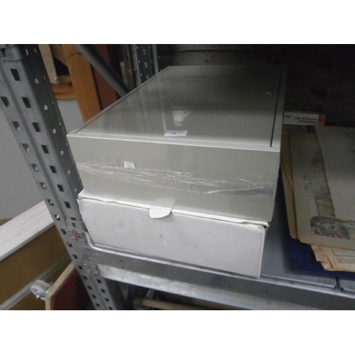 10 - As new metal safe box