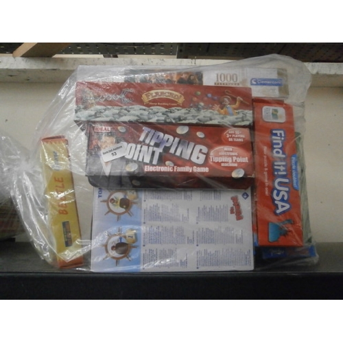 53 - Bag of board games