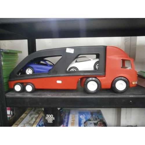 72 - Kids truck with trailer toy