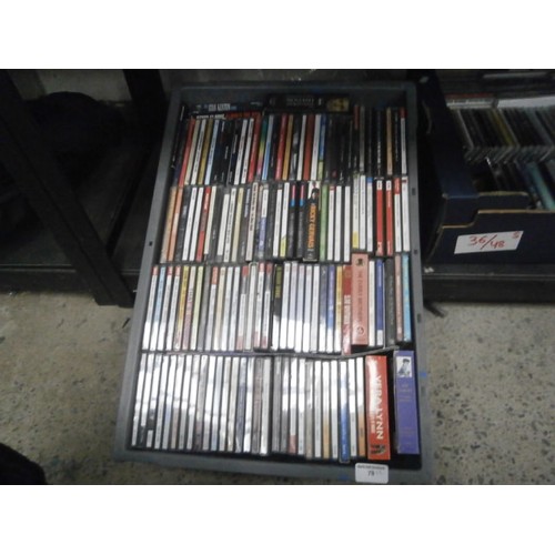 78 - Two boxes of CDs