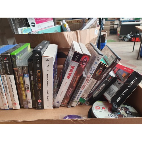 66 - Lot including assorted console games and boxed pixel player by data east