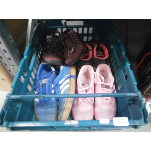 15 - Four pairs of branded trainers