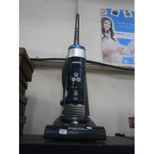 64 - Hoover upright vacuum cleaner in working order