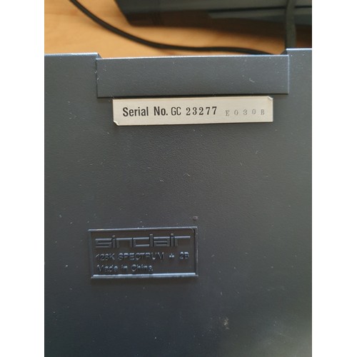 10 - Sinclair 128K ZX Spectrum + 2 James Bond Pack Boxed Serial GC 23277