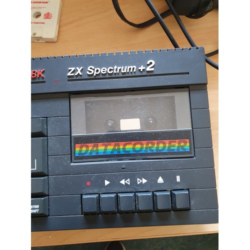 10 - Sinclair 128K ZX Spectrum + 2 James Bond Pack Boxed Serial GC 23277
