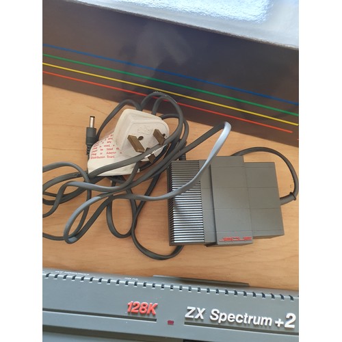 11 - Sinclair 128K ZX Spectrum + 2 Boxed Serial U - 096534