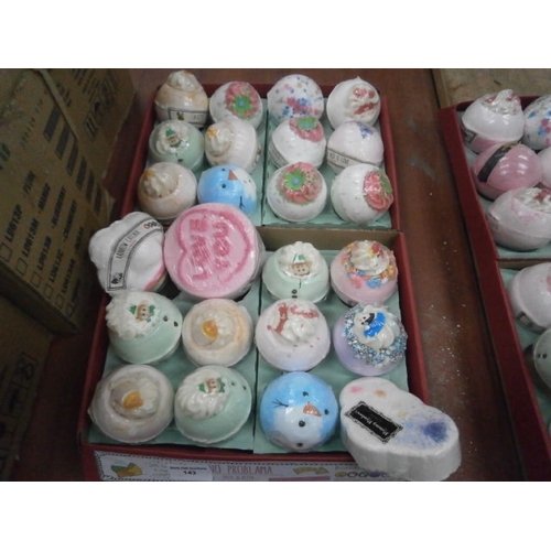 143 - 24 assorted bath bombs