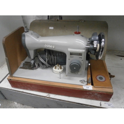 328 - Old Jones sewing machine