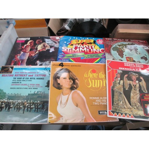 46 - Box of assorted vinyl