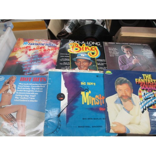 46 - Box of assorted vinyl