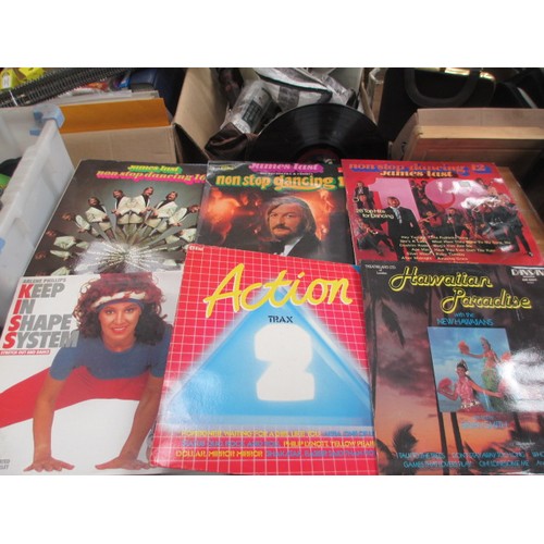 46 - Box of assorted vinyl