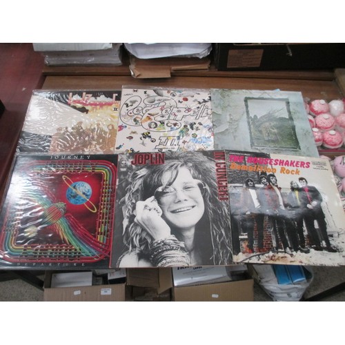 159 - Two boxes of assorted vinyl