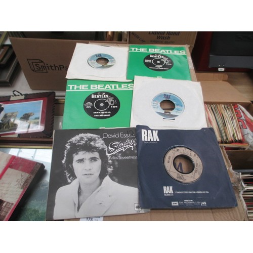 176 - Two boxes of vinyl 45s