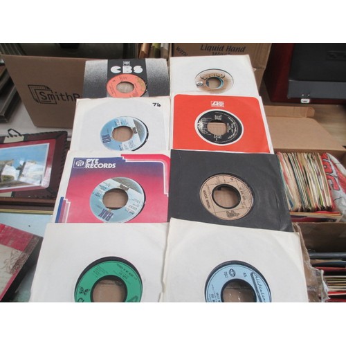 176 - Two boxes of vinyl 45s