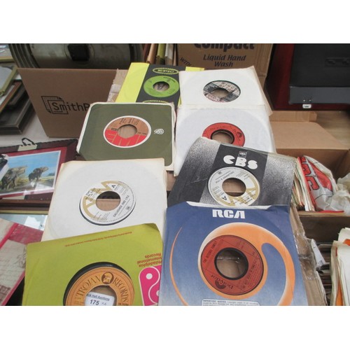 176 - Two boxes of vinyl 45s