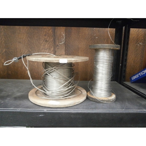 17 - Two rolls of metal wire