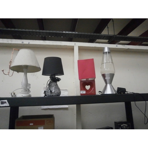 30 - Four assorted lamps