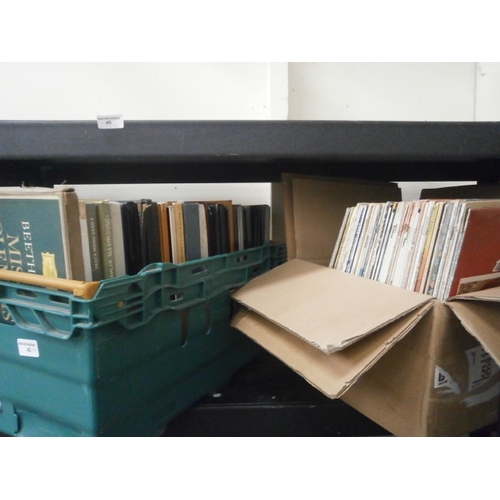 42 - Two boxes of classical vinyl