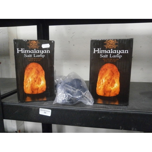 58 - Two new salt lamps