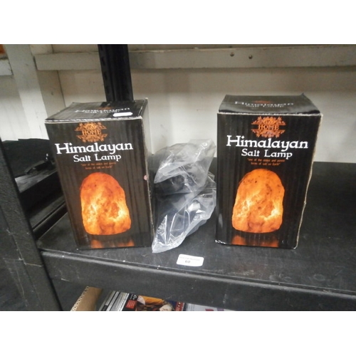 60 - Two new salt lamps