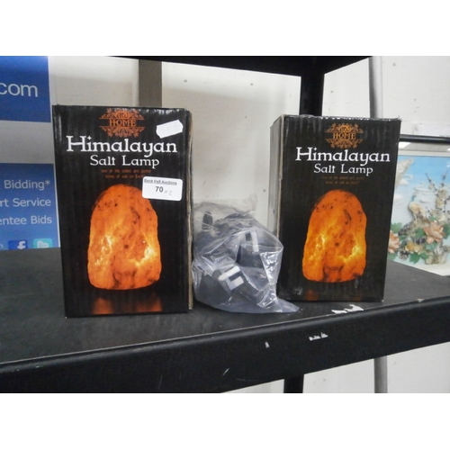 70 - Two new salt lamps