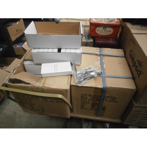 78 - Two boxes of new reversible door locks