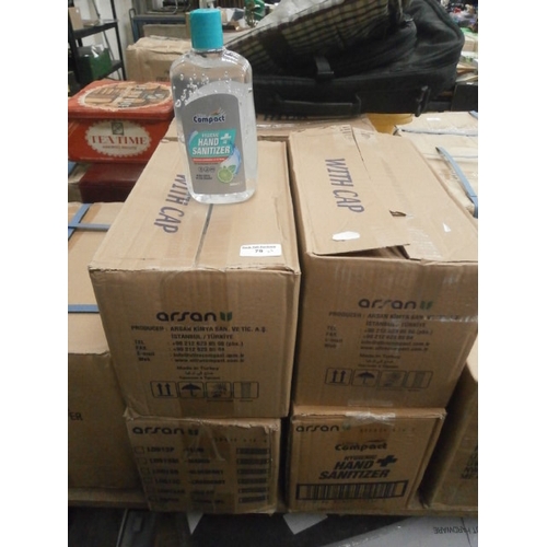 79 - Six boxes of hand sanitiser