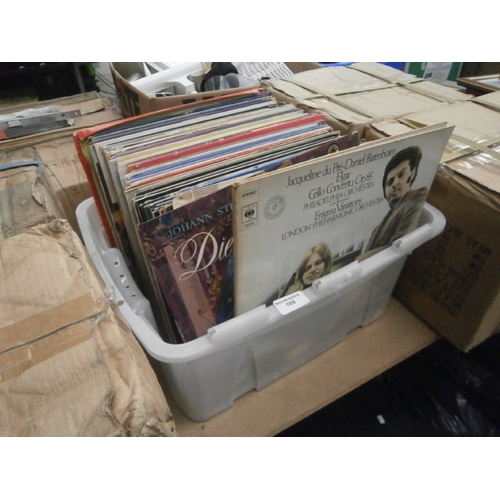 109 - Box of assorted vinyl