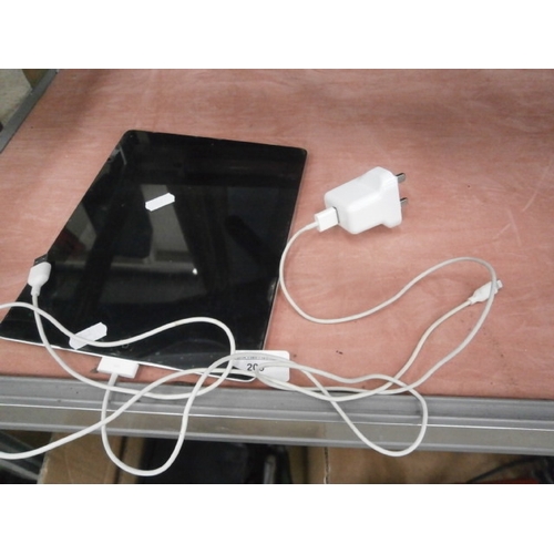 200 - iPad with charger, as found