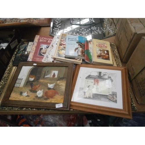 233 - Lot inc artwork and books