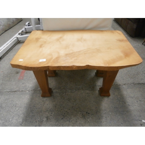 668 - A rustic style wooden coffee table