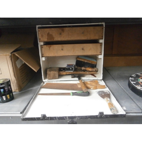 11 - Tool cabinet containing tools