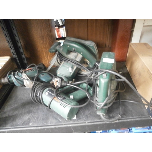27 - Four assorted Bosch power tools
