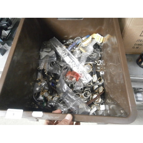 9 - Box of assorted watches