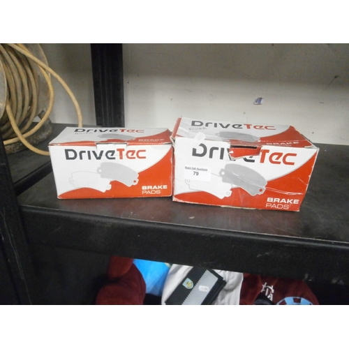 79 - Two boxes of Drive Tech brake pads