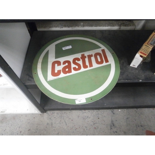 299 - Enamel Castrol sign, 20