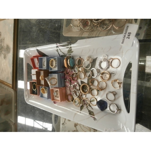 248 - Collection of assorted rings