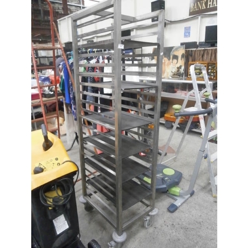 209 - Metal catering cabinet