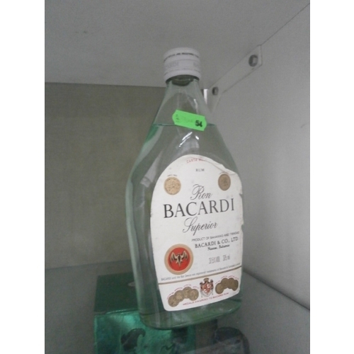 315 - 375ml bottle of Bacardi