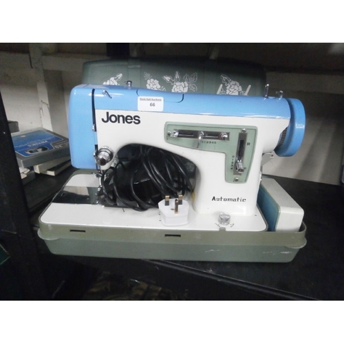 66 - Retro Jones sewing machine