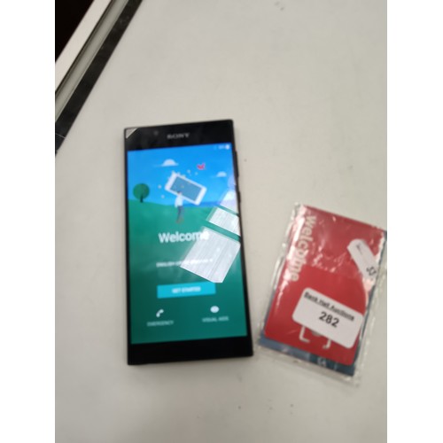 282 - Nokia xperia in working order no charger with new Vodafone sim