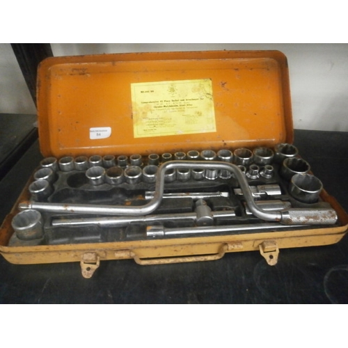 84 - Part socket and wrench set