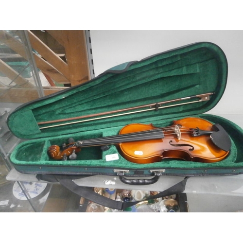 346 - Antoni Debut violin with case