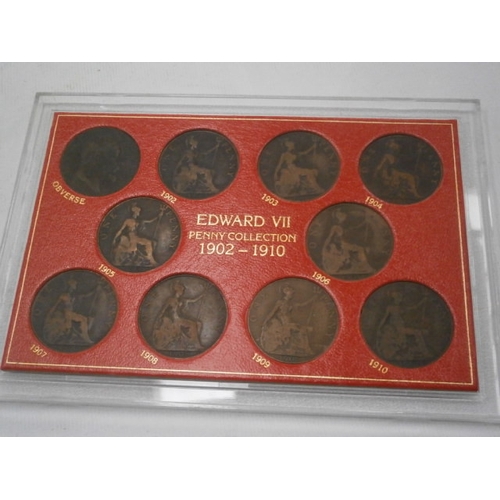 218 - Edward VII penny collection