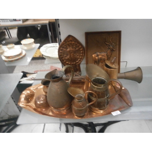 332 - Collection of assorted copper items