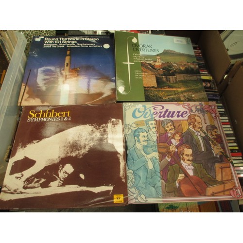 105 - Box of assorted vinyl